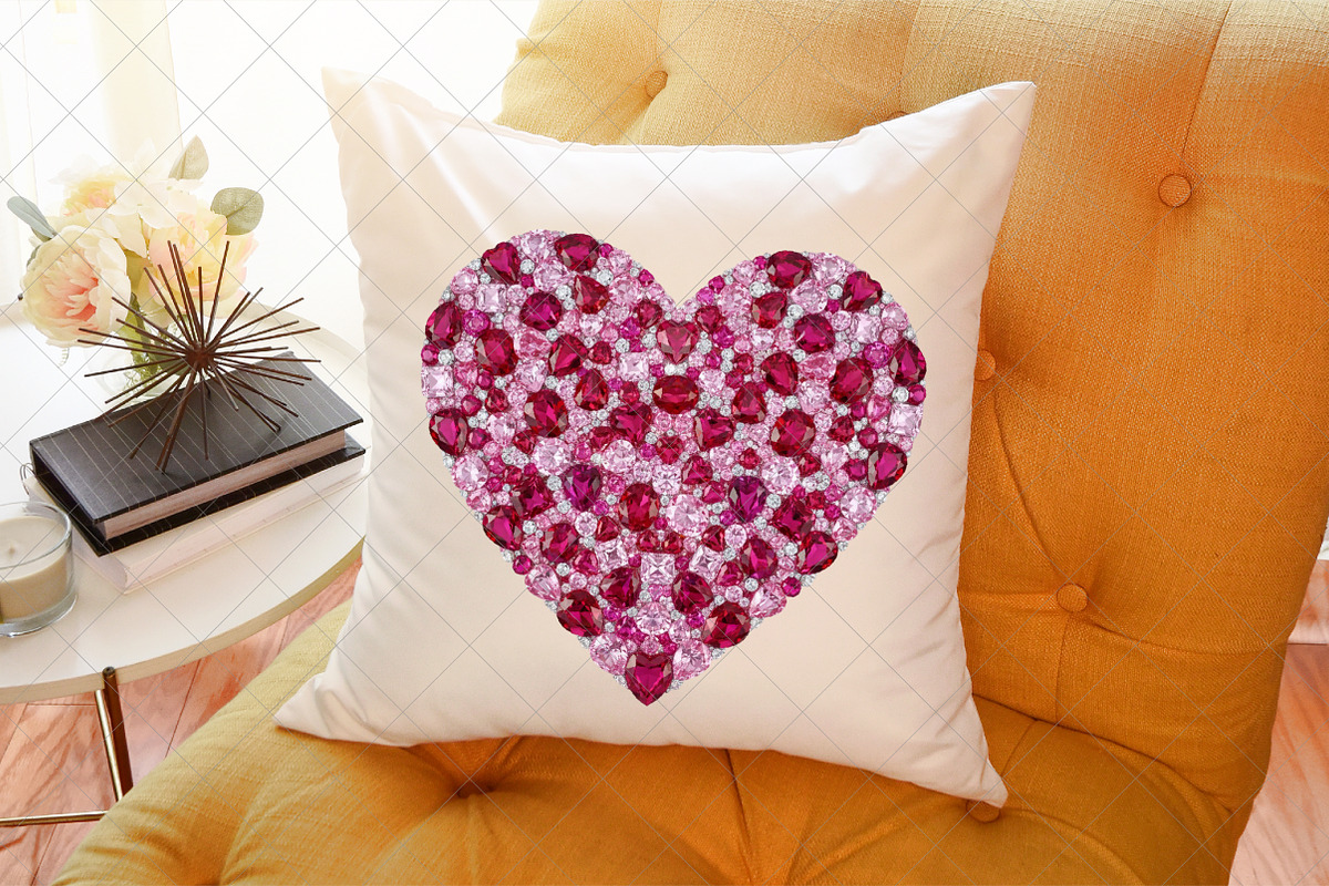 Diamond Glitter Valentine Heart Png, an Illustration by SinaCreation (Photo 3 of 6)