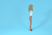 Female Character Lucy, a Characters & Person 3D Model by 3DTreatment (Thumbnail 9 of 32)