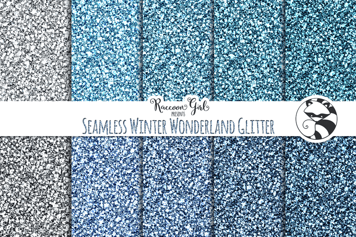 Seamless Winter Wonderland Glitter