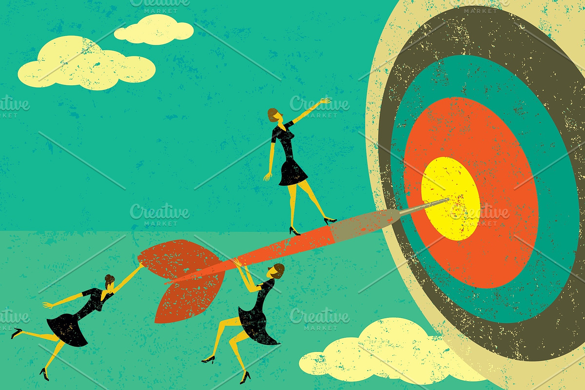 Business Concepts Bundle 07 Women, a Person Illustration by retrorocket (Photo 7 of 16)