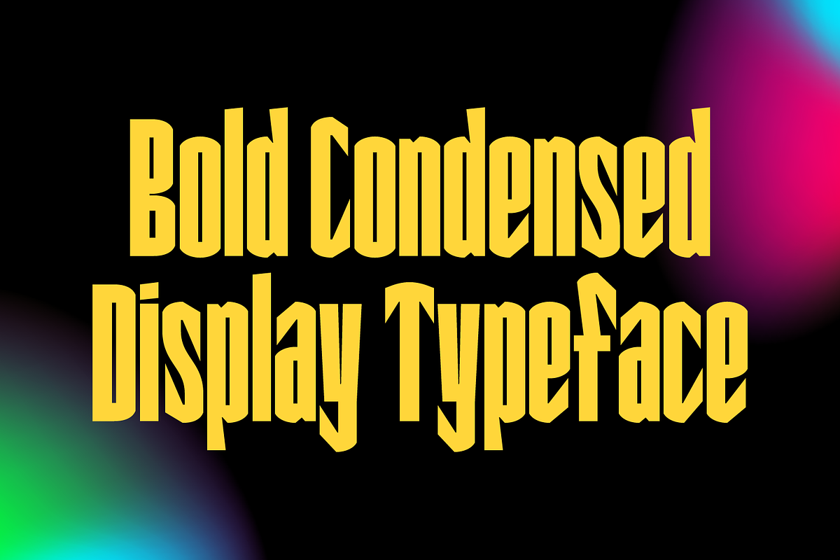 AO Hailstone - Condensed Display, a Sans Serif Font by OwunStudio (Photo 16 of 18)