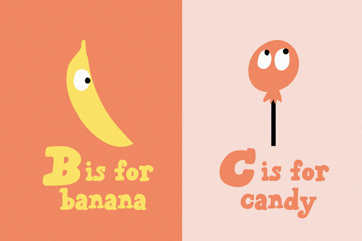 Gigi May • Kids' Bubble Serif Font, a Serif Font by Becky Simpson (Photo 3 of 15)