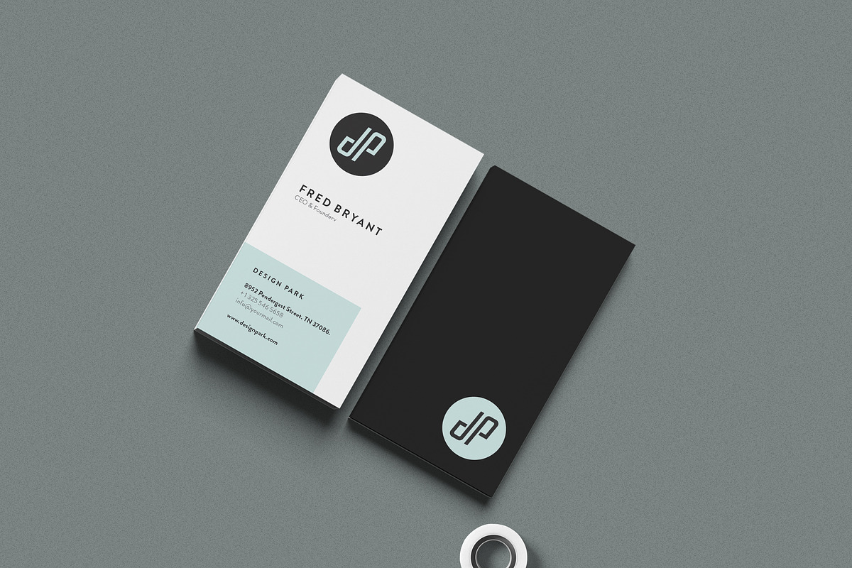 Minimalist Business Card, a Business Card Template by AyshaCanvas (Photo 2 of 3)