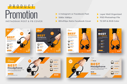 Sale Instagram Post | Facebook Cover, a Social Media Template by Uiparvin