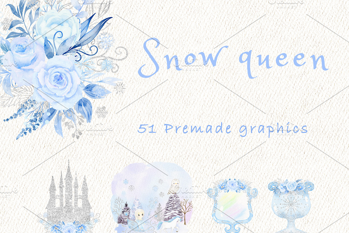 Snow queen, a Decorative Illustration by heyiamalice (Photo 5 of 13)