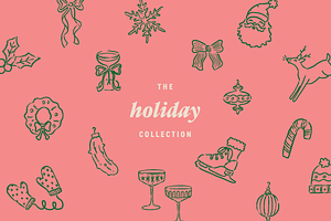 Holiday Collection Illustration Pack