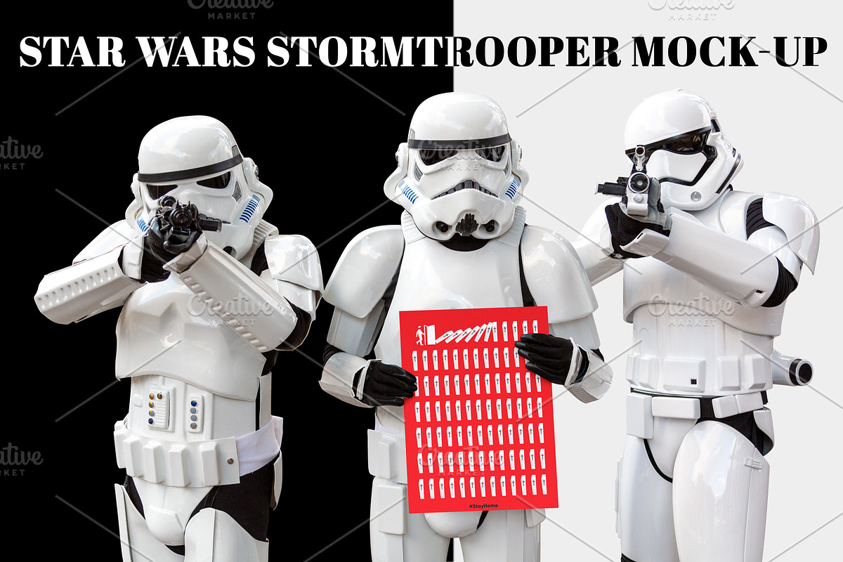 Star Wars Poster Mockup, a Mockup by The Art of Pics (Photo 1 of 2)