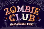 Zombie Club is a Halloween font, a Serif Font by Brown Cupple (Thumbnail 1 of 5)