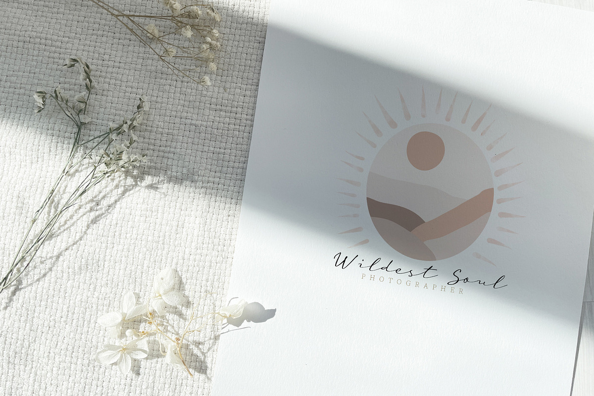 Abstract logo elements & frames, a Branding & Logo Template by Michèle Kae (Photo 10 of 10)