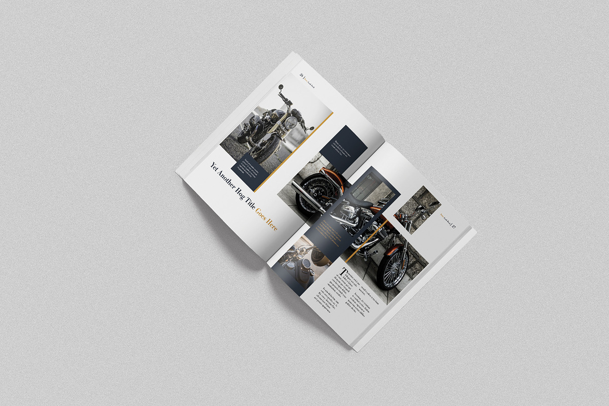 Retro Look Book Indesign Template, a Magazine Template by Machel Design (Photo 4 of 8)