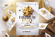 Birthday Invitation | 3 Psd Template, a Flyer Template by Rome B Creation (Thumbnail 1 of 4)
