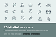 30 Mindfulness Icons, an Icon by Creative VIP (Thumbnail 1 of 5)