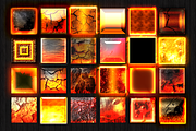 24 Styles - Hot Lava Collection, a Layer Style Add-On by Designer Essentials (Thumbnail 2 of 2)