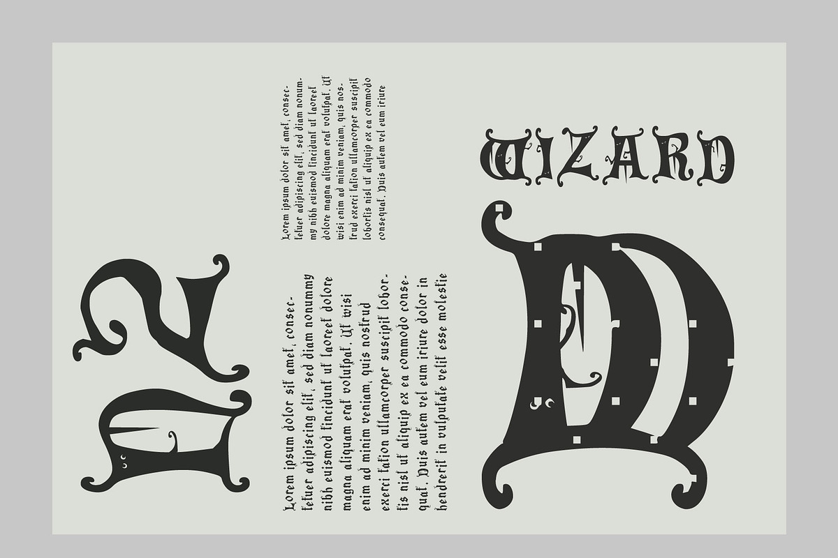 The Wizard Blackletter, a Blackletter Font by cromatixclassroom (Photo 4 of 11)