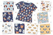 Cool Dogs Bundle. Graphics, Patterns, an Animal Illustration by DearLetters (Thumbnail 9 of 16)