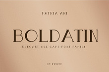 50% OFF Boldatin Font Family
