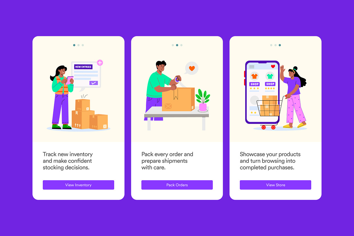 50 E-commerce Flat Illustrations, a Person Illustration by Creative Stall (Photo 8 of 11)