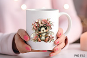 Whimsical Spring Bee Clipart PNG, an Illustration by Craft Nest (Thumbnail 7 of 11)