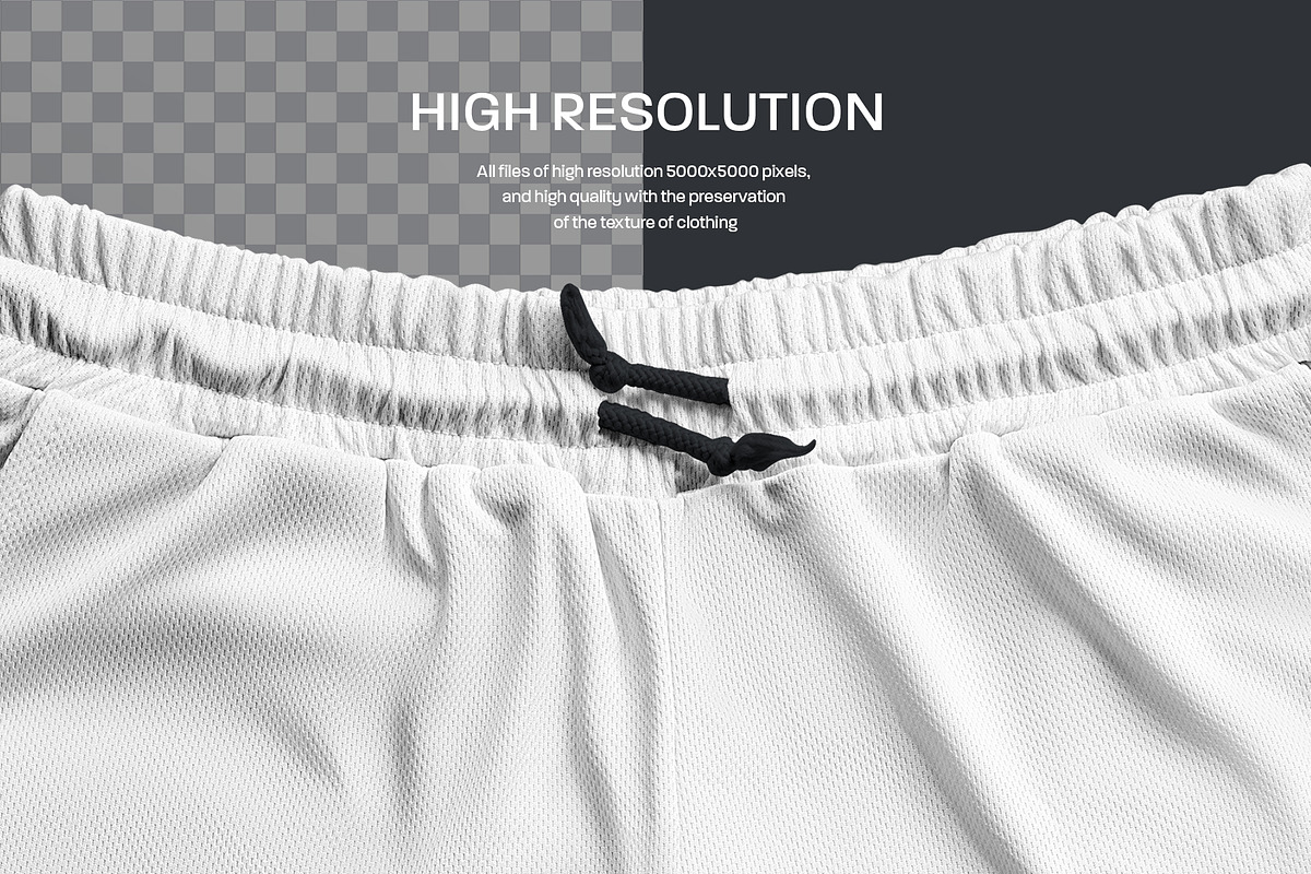 Mockups Shorts with Compression Line, a Shirt Mockup by Grow Design Craft Studio (Photo 8 of 9)
