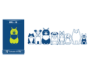 Adorable Pet Illustrations Set, an Empty State Illustration by CarWrap design (Thumbnail 3 of 3)