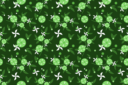 Lime Pattern (Citrus Grove)