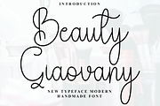 Beauty Giaovany, a Handwritten Font by InermediaSTUDIO (Thumbnail 1 of 8)