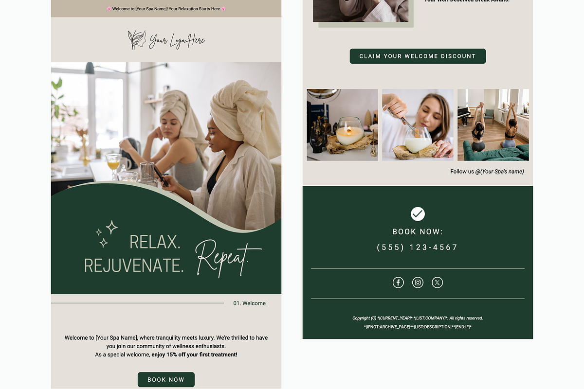 Health and Wellness Newsletters, an Email Template by Kala and Hansuja Studio (Photo 2 of 6)