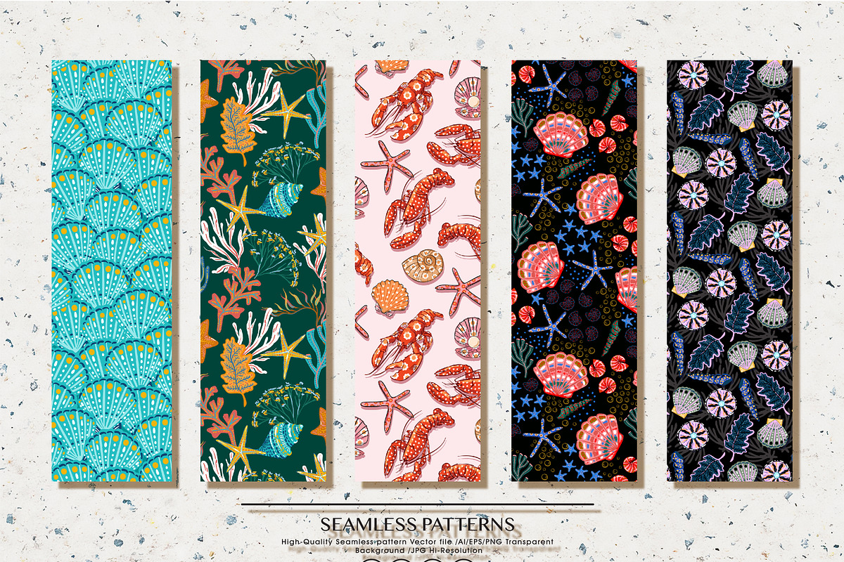 SEA-LIFE, a Pattern Graphic by MSNTY STUDIOX (Photo 7 of 24)