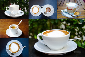 Set Of 25 Coffee Cups Photos