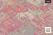 Isometric Vector | Rounded Shapes, a Background Graphic by dvtchk (Thumbnail 9 of 12)