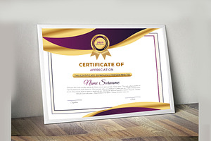 Modern Certificate Design Template