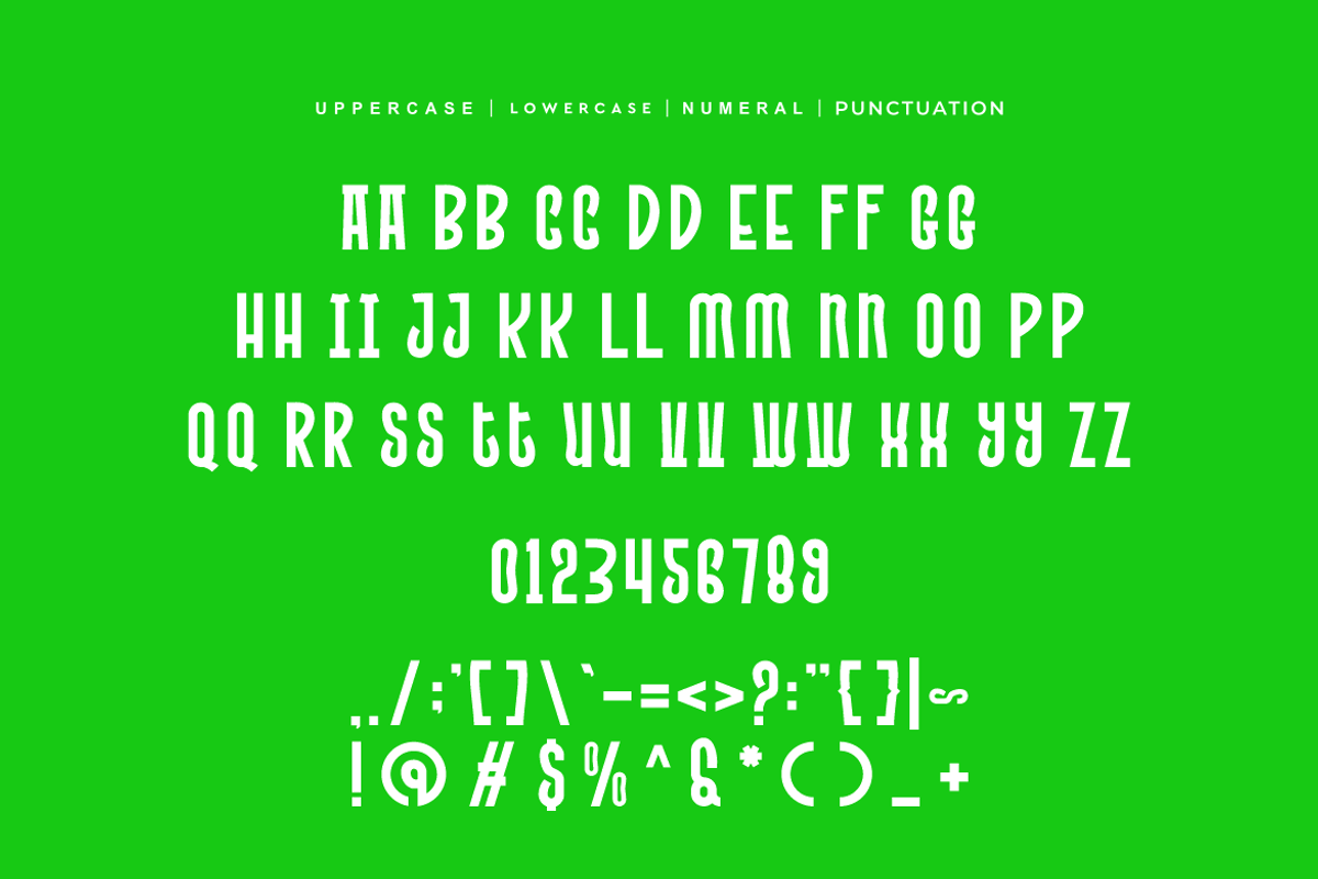 Grothsa - Creative Ligatures Font, a Sans Serif Font by QR Design Studio (Photo 6 of 8)