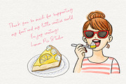 Clementine Sweet Handwritten Font, a Handwritten Font by Lemon Pie Studio (Thumbnail 13 of 13)