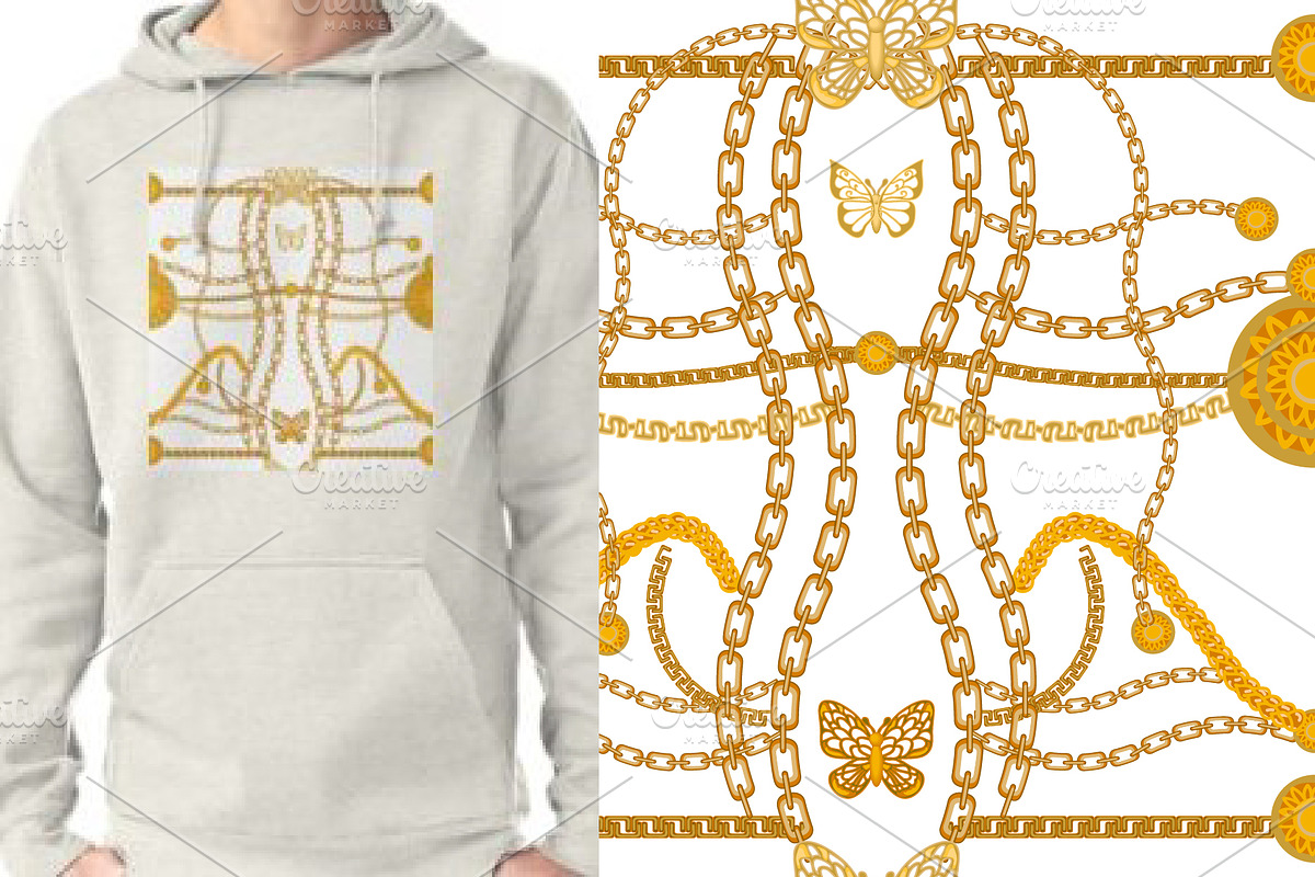 Chain Prints, a Texture Graphic by Svetlana Kononova (Photo 3 of 7)