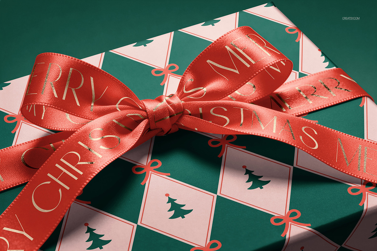 Christmas Decor & Wrapping Mockup, a Packaging Mockup by creatsy5 (Photo 20 of 35)