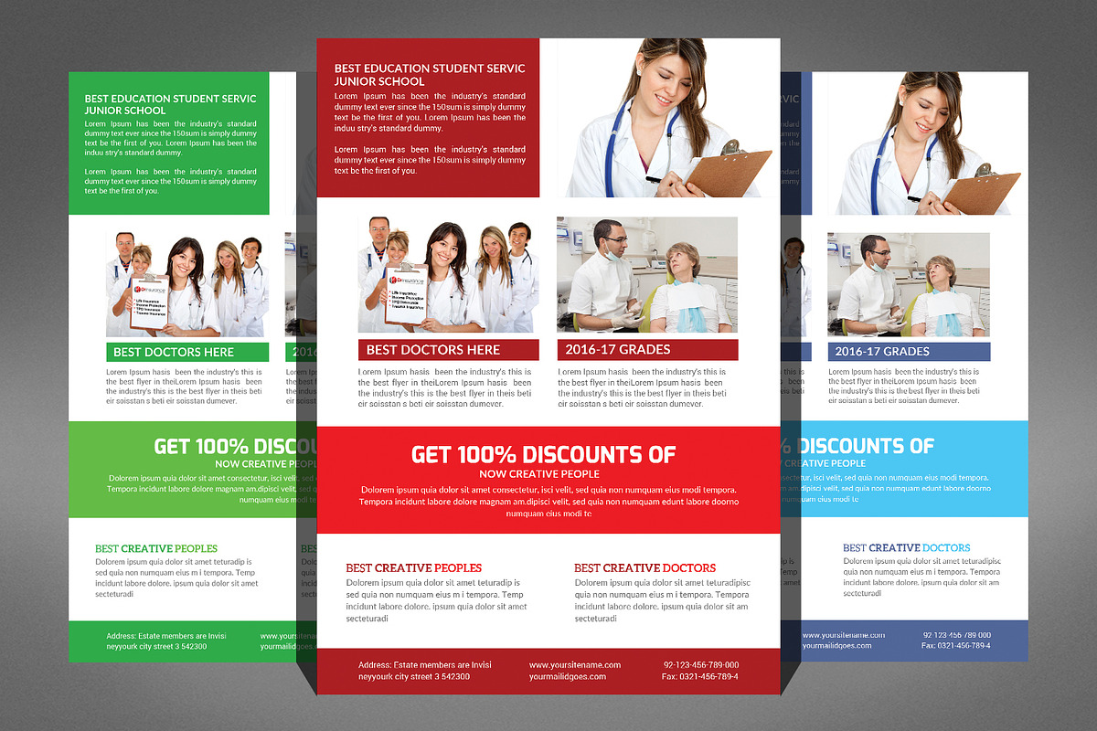 11 Education Flyer Bundle, a Flyer Template by Graphic Templates (Photo 7 of 12)