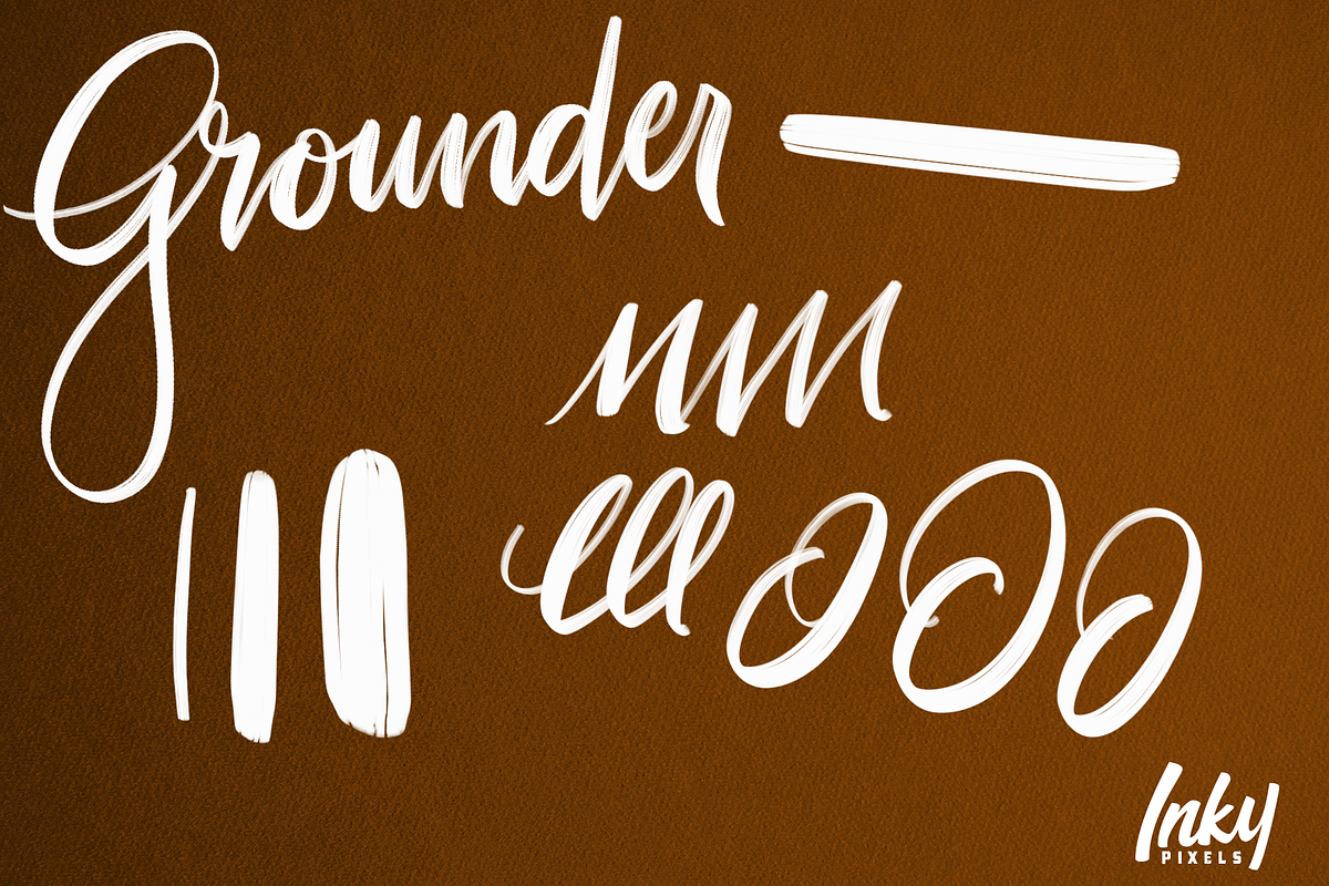 Inky Lettering Procreate Brushes, a Brush Add-On by Inky Pixels (Photo 8 of 10)