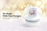 Snow Globe Animated Mockup, a Product Mockup by rebrandy (Thumbnail 3 of 11)