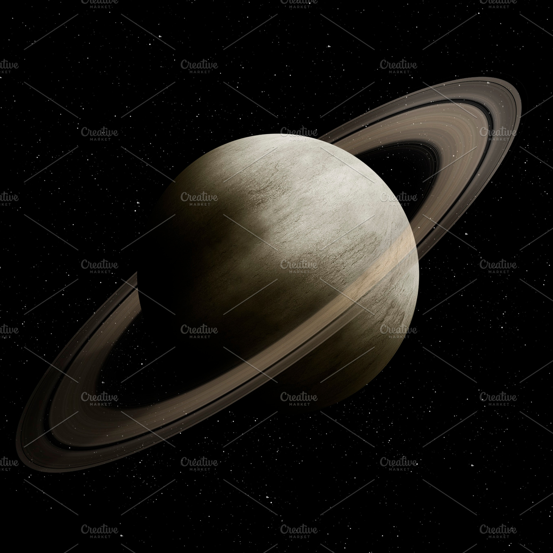 Saturn containing earth, planet, and cosmos, an Abstract Photo by Vadim Sadovski