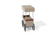 Coffee Cart 3D Model, an Object 3D Model by mrfauzi (Thumbnail 6 of 8)