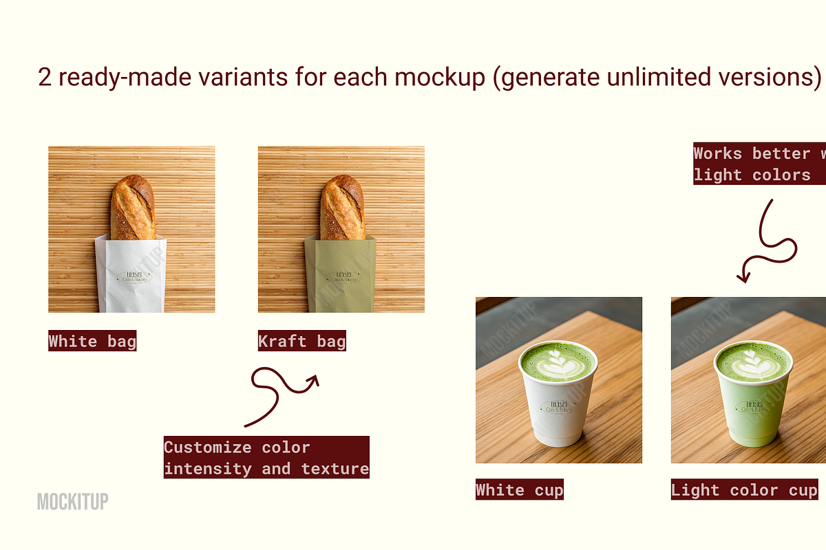 Minimalist Food & Cafe Mockup Kit, a Packaging Mockup by Mock It Up (Photo 3 of 7)
