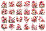 Watercolor Wildflower Clipart, an Illustration by Black Bird Studio (Thumbnail 2 of 5)