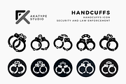 Handcuffs Icon Vector, an Icon by Akatype Studio (Thumbnail 1 of 3)