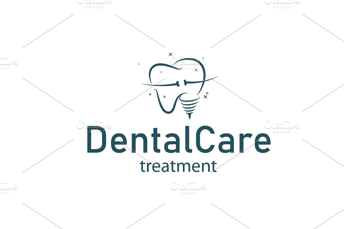 Minimalist Dental Care Logo Modern, a Branding & Logo Template by Maylianaw28 (Photo 1 of 2)