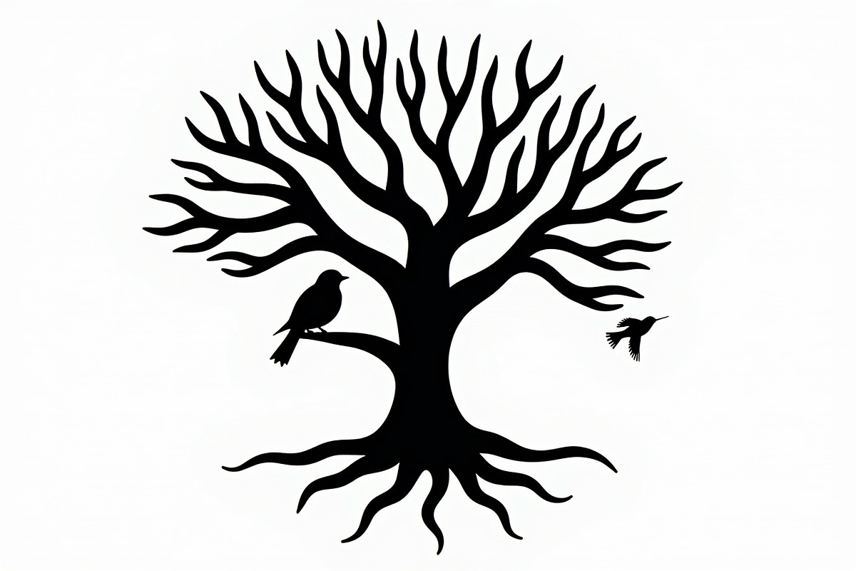 Nature Organic Tree Root Graphic, an Illustration by Designs_River (Photo 6 of 13)