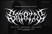 Malvoid | Black Metal Font, a Blackletter Font by Denustudios (Thumbnail 5 of 12)