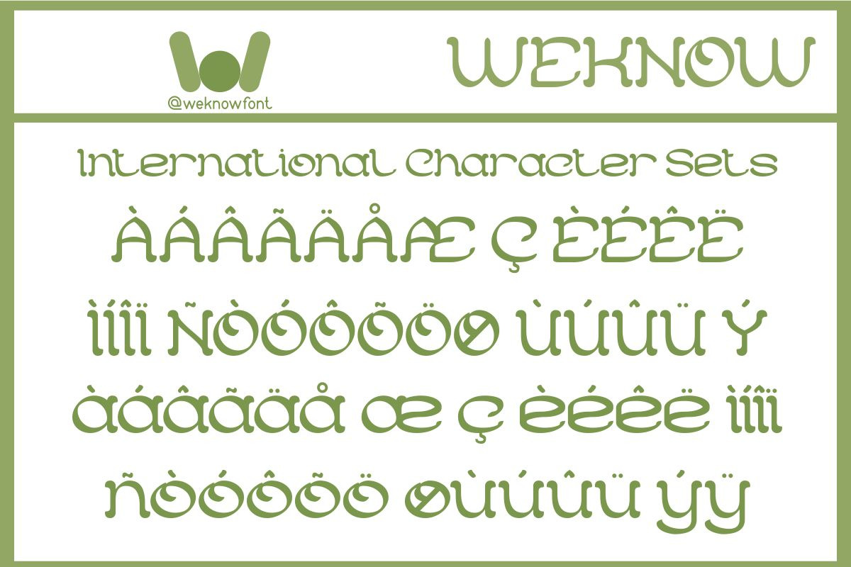 Folk Music font, a Font by weknow (Photo 7 of 8)