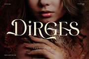 Dirges Elegant Serif Font, a Serif Font by Elegant Font (Thumbnail 1 of 8)