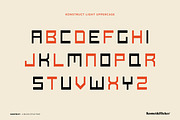 KONSTRUCT - A Block Style Font, a Sans Serif Font by Komet & Flicker (Thumbnail 7 of 15)