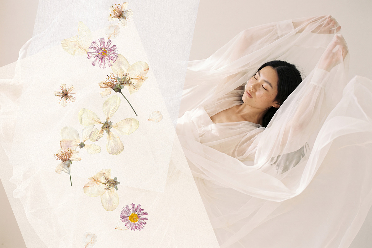 Hana Washi Seamless paper Flower PNG, a Pattern Graphic by mila_leev (Photo 9 of 23)